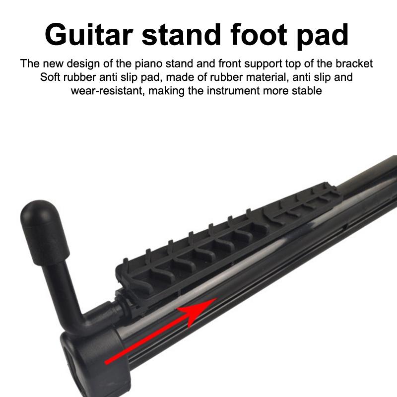 Guitar Stand Folding A Frame Floor Universal Abs For Acoustic Classical Electric Bass Guitars Banjo Ukulele Portable