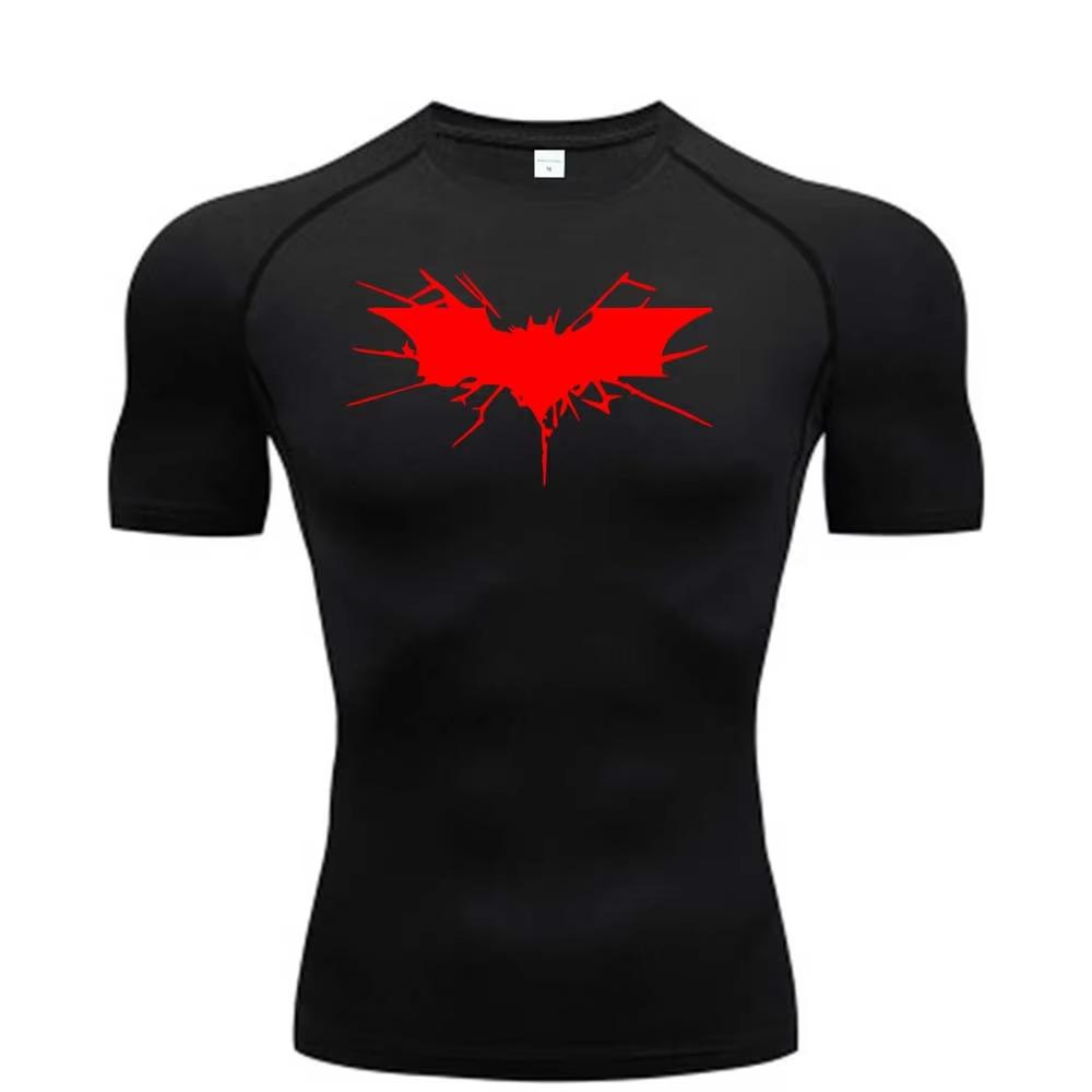 Art Bat Compression Shirt Men's Sprint Step T-shirt Fitness Sport Top Quick Dry Fitness Sportswear Bodybuilding Clothing RL00101