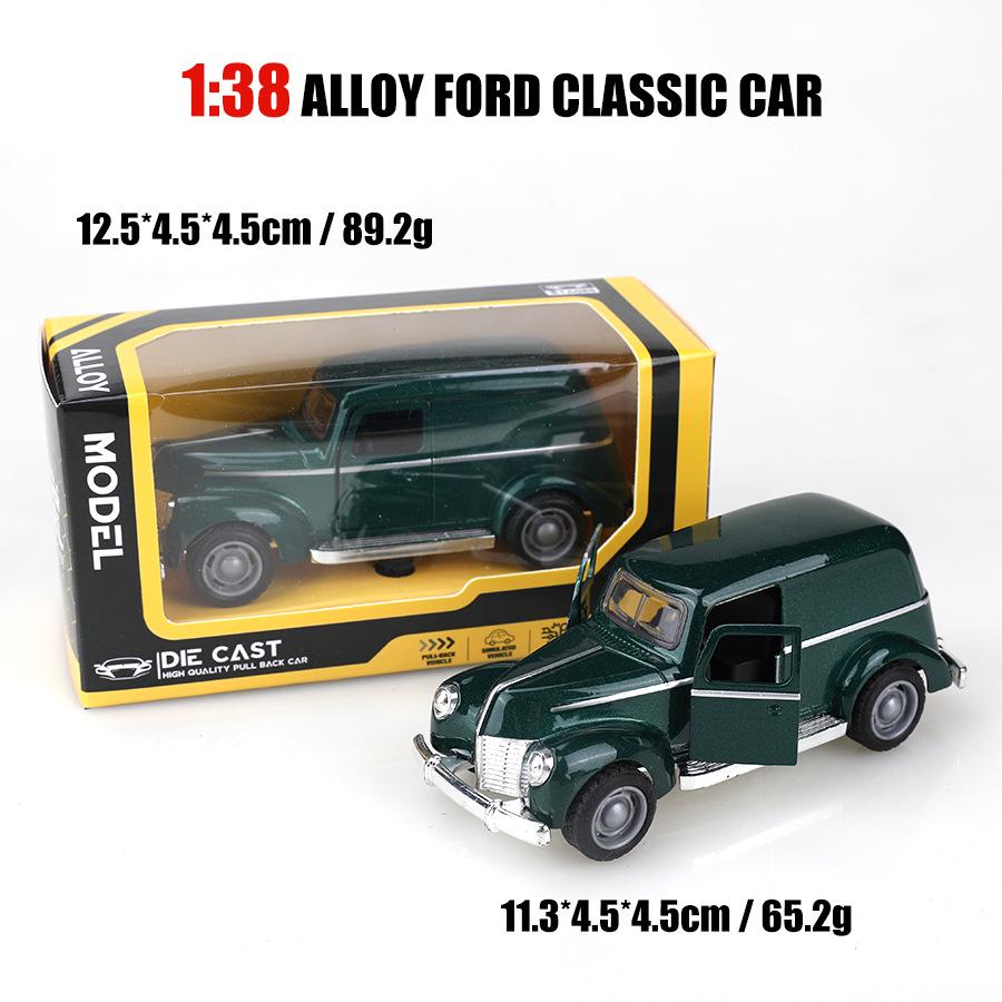 Norson 1:38 Classic Retro Vintage Pickup Truck Alloy Toy Car for Children
