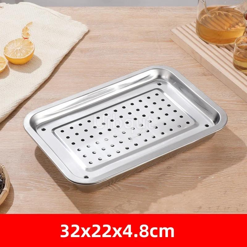 Stainless Steel Tea Tray Drainage Water Storage Kung Fu Tray Drawer Tea Room Board Table Chinese Tea Tray Ceremony Tools