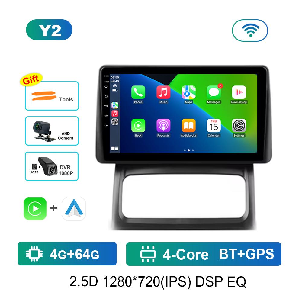 Car Video Multimedia Player DSP Stereo 9 Inch for Renault Clio 2 BB CB 2001 - 2012 Android System GPS Navi WiFi IPS Screen 4G BT