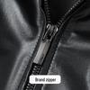 Futing Men's Vintage Oil Wax Top Layer Leather Jacket