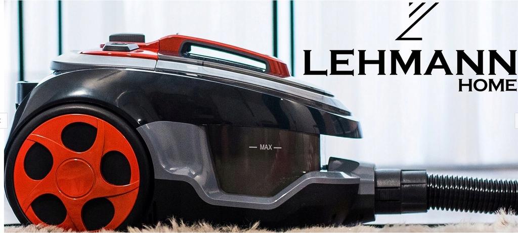 Lehmann Typhoon Bagless Vacuum Cleaner 4000W Cyclonic for Carpets and Floors