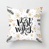 Christmas Golden Series Festive Decoration Pillowcase Home Sofa Car Pillow Cushion