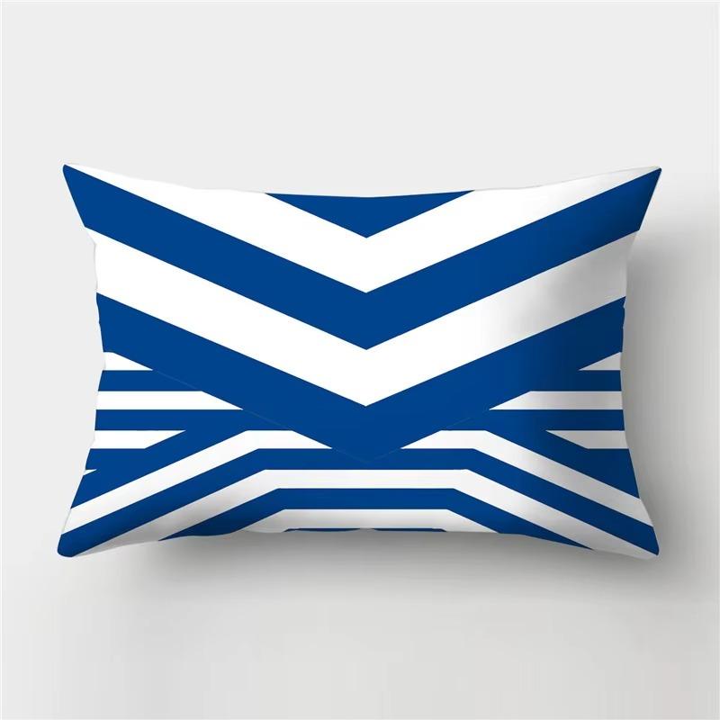 30*50 cm Zwierzęta Morskie Seria Niebieska Wzór Nadruk Dekoracja Sofa Salon Dom Poliester Prostokątna Poszewka na Poduszkę Poduszka