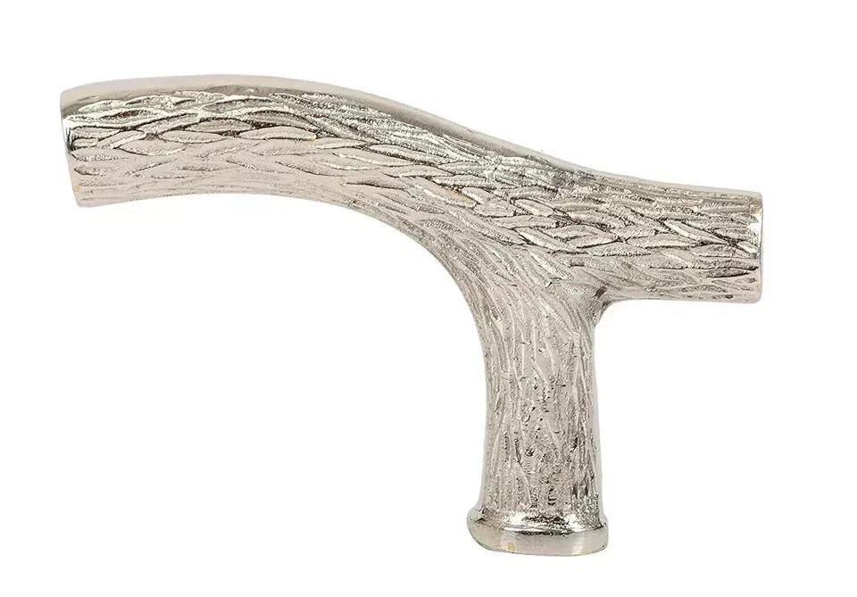 Brass Head Handle Chrome Finish Designer Walking Stick Only Handle New Handmade