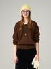 HUNCH Loose Velvet Wide Half-Length Pants
