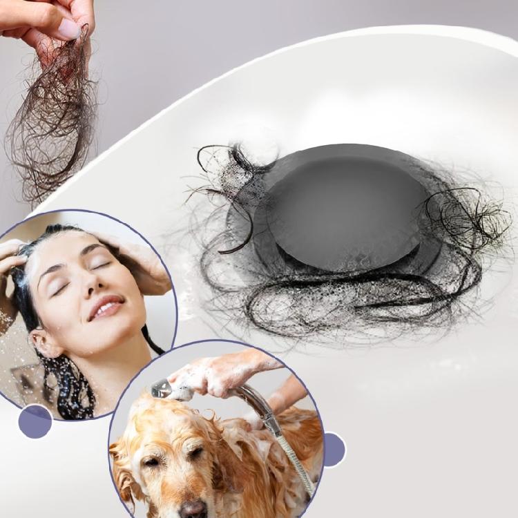 Tappi universali per scarico vasca da bagno Tipo a pressione Tappi di scarico Tappi a molla Raccogli capelli per scarico doccia Tappo per vasca da bagno