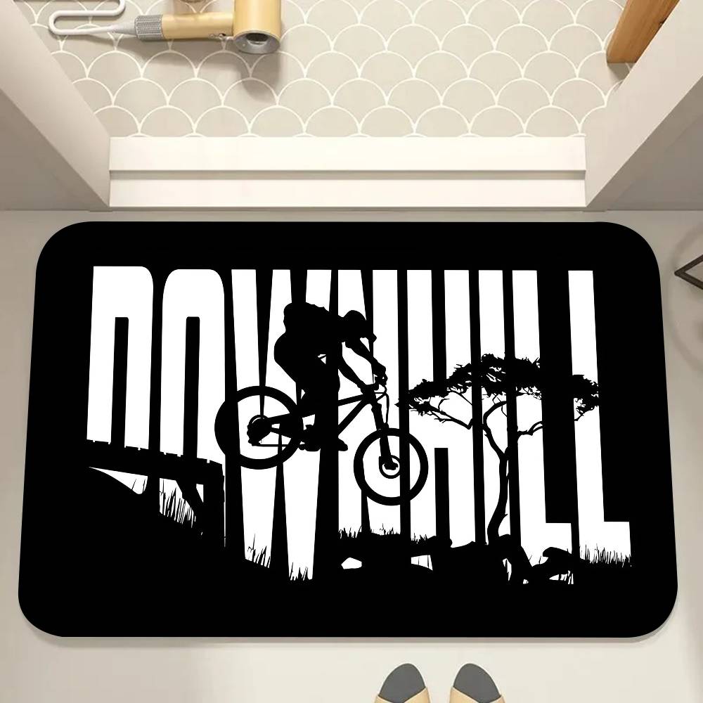 Downhill Mountain Biking Floor Mat Suitable For Living Room Kitchen Bathroom Non-slip Mat Household Foot Mat