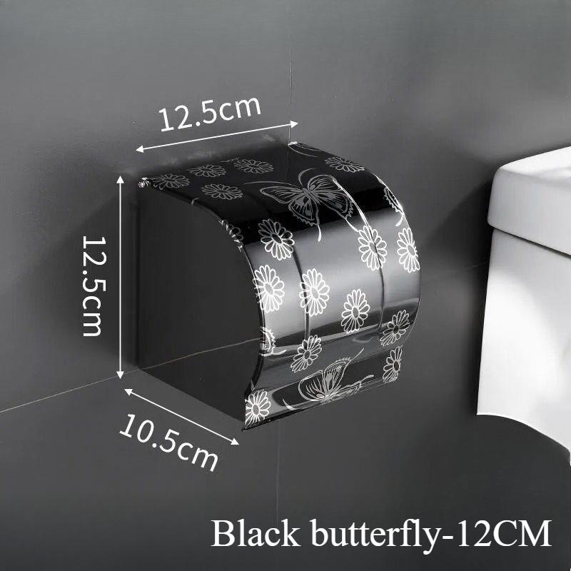 

Тримач для туалетного паперу Новий креативний тримач із золотою серветкою з нержавіючої сталі, коробка для унітазу, водонепроникний тримач для серветок, туалет