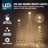Pack Spiral Christmas Tree Lights Outdoor Lighted Decorations Yard Xmas Eve Night Dcor JOYFY LED 3 218 for Entertaining Play Safe Kid Friendly Fun