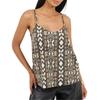 Womens/Ladies Flowy Snake Print Camisole
