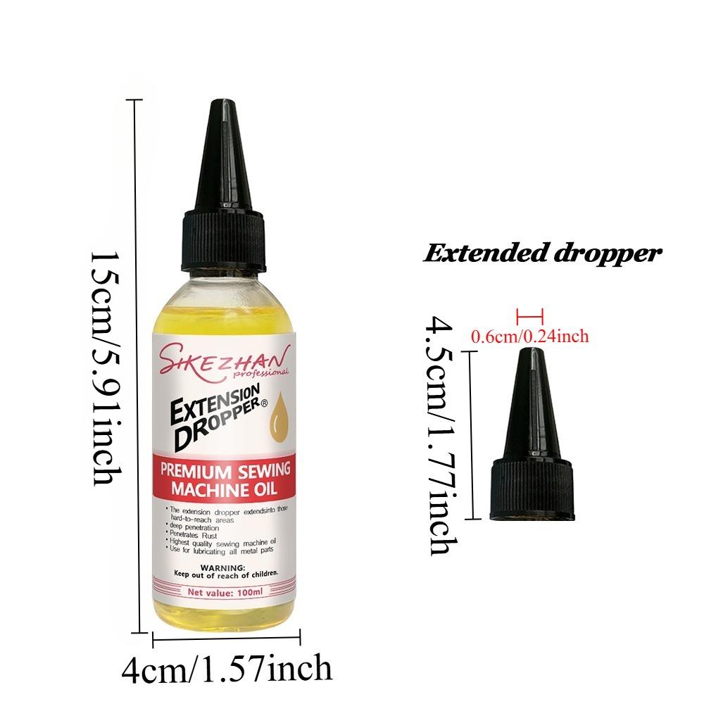 Olio Lubrificante Multifunzione Speciale per Macchine da Cucire 100ml Cerniere Porte Serrature Casa Macchine da Ricamo Applicazioni Olio