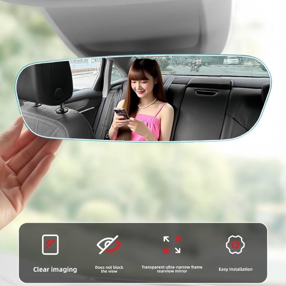 Adjustable Wide Angle Convex Rearview Mirror Auxiliary Rearview Mirror  Newborn Supervision
