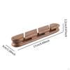 Cable Management Holder Clips Wooden Multipurpose Cord Holders Organizer for USB Charging