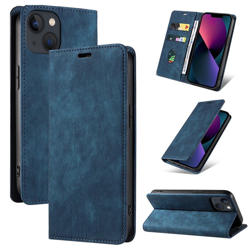 

Защитный кожаный чехол для Oneplus 8T, Nord CE2 5G, 10 PRO - однотонный 8 синий