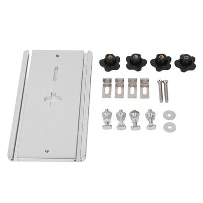 Electric Jig Saw Flip Board Aluminum Alloy Router Table Insert Plate for Woodworking