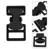 5Pcs Black Thickened 2Mm Reinforced Medical Clamp Webbing Buckles Quick Release Buckle Safety Buckle Garment Rivets Sewing