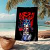 Ultra-Soft Beach Towel with Optimus Prime Theme,Ideal for Pool - Camping, Diving - Perfect Travel Essential, Vibrant Beach Towel.