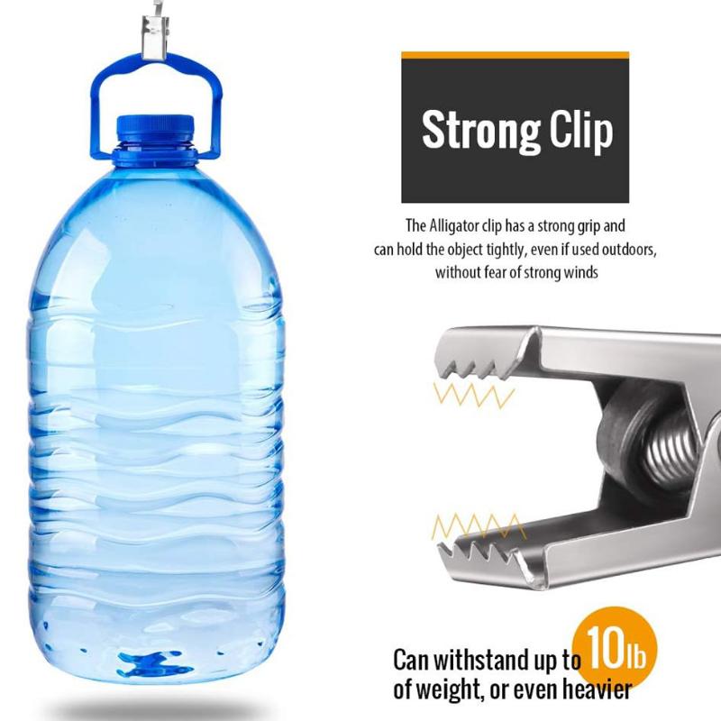 10 20Pcs Stainless Steel Curtain Clips With Hook Sturdy Durable Window Curtain Hook Clips Home Window Decor Accessories