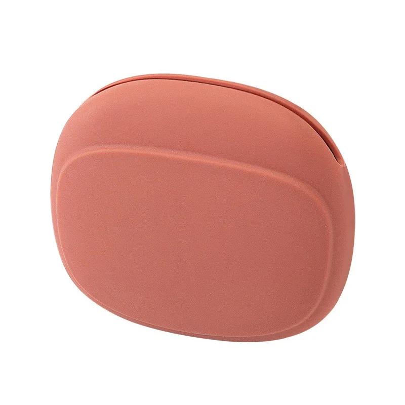 2 PCs Silicone Earphone Data Cable Storage Box Mini Key Box Lipstick Mini Storage Bag Green Light Gray Red