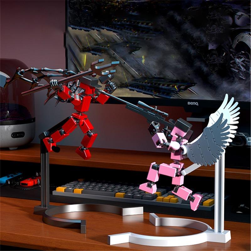 Plastics Multi-Jointed Movable Shapeshift Robot 3D Printed Mannequin Figures for Toys Kids Parent-children Game Gifts Home Decor
