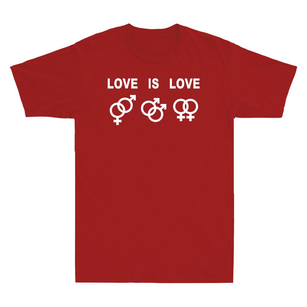 Love Is Love Shirt Lgbt Gay Lesbian Pride Proud Rainbow Festival Gift Tshirt