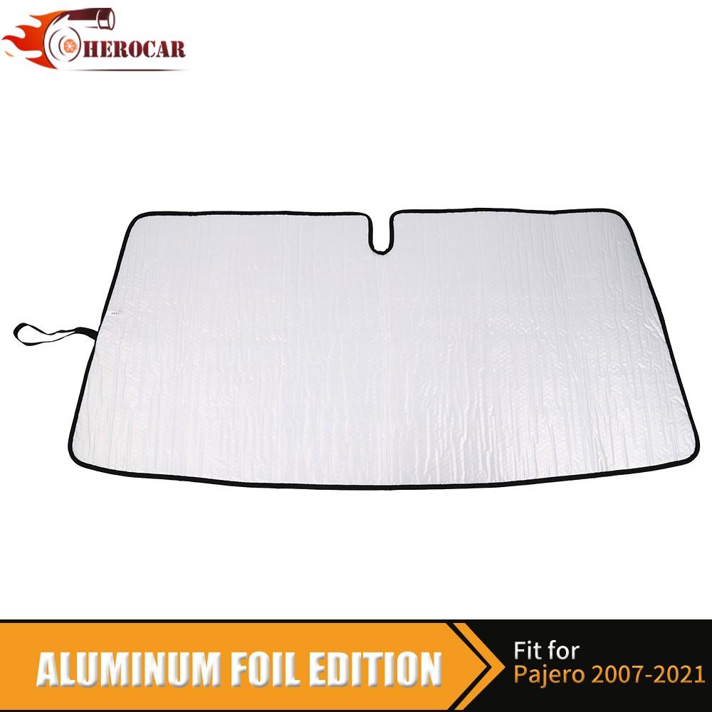 Front Windshield Sunshade Visor UV Protect For 2007-21 Mitsubishi Pajero Montero