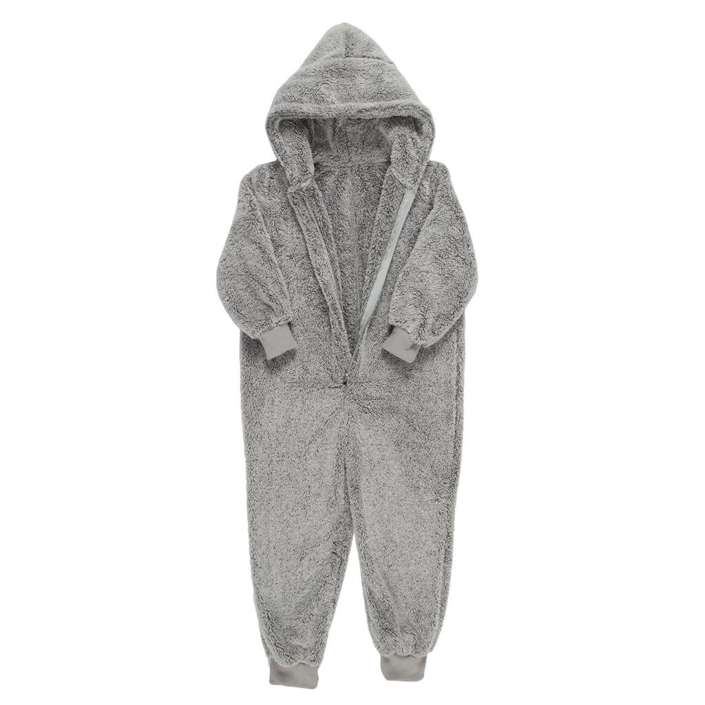 Children's Onesie Jumpsuit 4-6 Years Old Gray