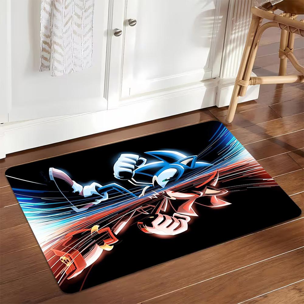 Sonic & Shadow: Speed Clash Decoration,Carpet,Living Room,Bedroom, Non-slip,Square rug