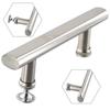 Glass Door Handles Sliding Door Handles Stainless Steel Chrome Shower Door Knobs Anti-slip Handrail Closet Cupboard Door Pulls