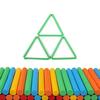 100Pcs Wood Counting Sticks Montessori Math Toys Children Baby Learning Game Stick Bar Multi-Color