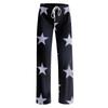 Womens Pajama Pants Sleepwear Casual Drawstring Elastic Waist Pants Comfy Straight Yoga Loose Trousers