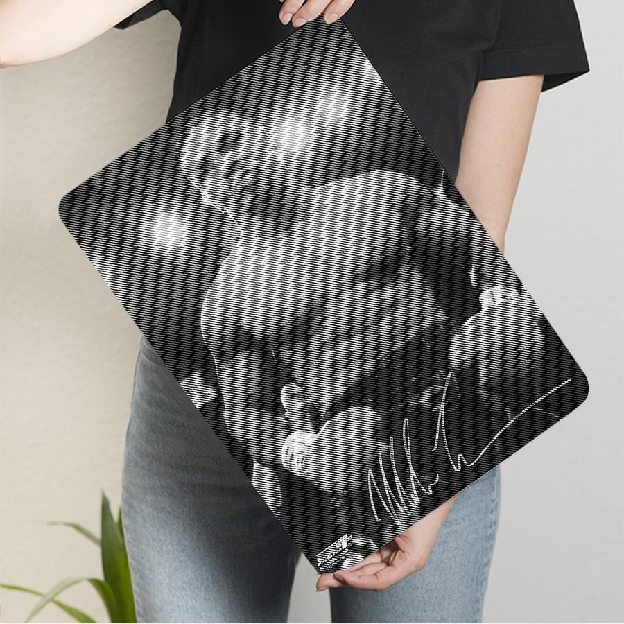 Muhammad Ali Boxing Legend Metal Wall Art Decorative Tin Sign for Home Gym Man Cave Decor Collectible Gift