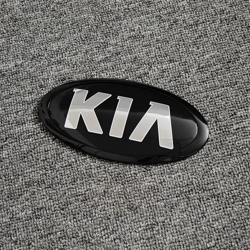 AAAGV1 Car Front Hood Emblem Rear Trunk Badge Sticker for KIA Sportage Ceed Sorento Cerato Optima Picanto Rio Soul K3 K5 Stonic Fitting