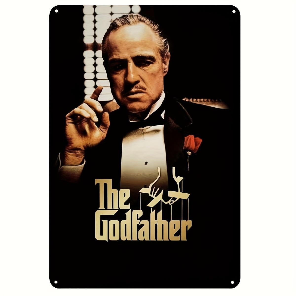 

The Godfather 1972 Iron Sign Vintage Metal Plate Weather Resistant Wall Decor for Room Restaurant Bar Door Garage aluminum 20x30cm
