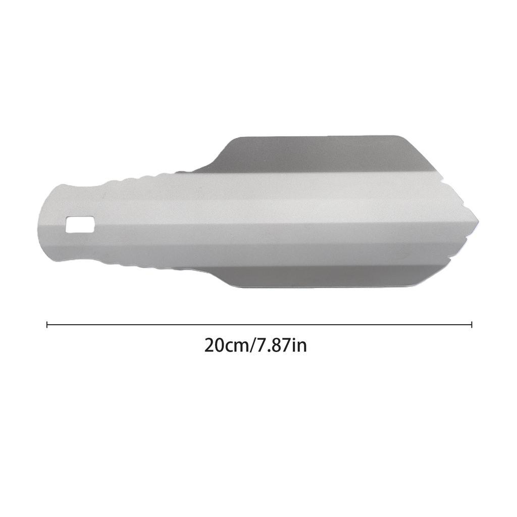 Lightweight Backpacking Trowel with Carry Bag Portable Ti Shovel for Outdoors Camping Hiking Digging Original Color