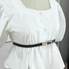Vintage Women Waist Decor Fine Belt Small Jeans Leather Waistband Waist Band Waist Belt Women Belts