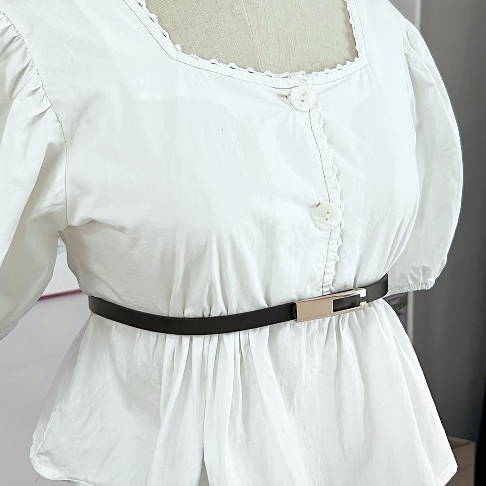 Vintage Women Waist Decor Fine Belt Small Jeans Leather Waistband Waist Band Waist Belt Women Belts