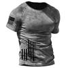 Men Vintage Motorcycle 3d Print Casual Short Sleeve Loose Oversized T-shirts for Men Sweatshirt Men's Top Clothing
