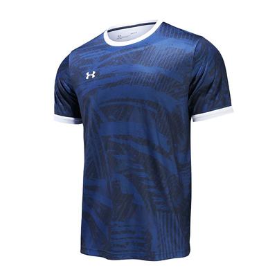 Outdoor Sports Series Training Running Fitness Quick-Dry Loose Short Sleeve T-Shirt Men Tops Ocean-Blue 25500516-409