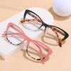 Reading Glasses for Women Anti Blue Light Pink Love Design Comfortable Square Men's Presbyopia Glasses Magnify Lenses +1.0 +4.0