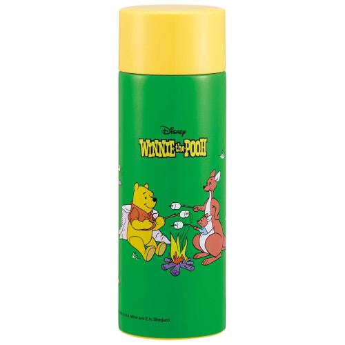 Skater Stainless Steel Mug Bottle, 350ml, Insulates Hot and Cold Water, Vacuum Insulated, Disney Retro Pooh Winnie the Pooh Design, SMBC4B-A