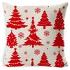 45CM Christmas Pillow Case Cushion Cover 2023 Christmas Decoration Red Gift Home Decoration Happy New Year Christmas Supplies