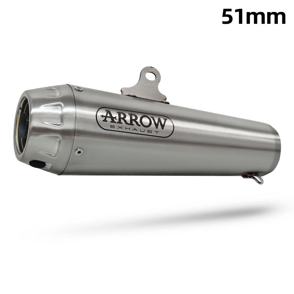 Итальянский мотоциклетный выхлоп ARROW - Модификация: Спортивный глушитель Arrow Baseball, задняя часть