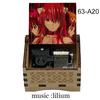 Meccanismo a carica manuale Vintage Anime Elfen Lied Carillon Canzone Lilium Sankyo Carillon Giocattolo Amici Bambini Ragazze Regalo di Compleanno