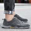 Męskie Buty Jesień Nowe Plus Size Trend Powierzchnia Siateczkowa Buty do Biegania Casual Męskie Skórzane Siateczkowe Trampki