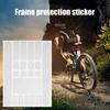 3/2/1pc Bicycle Protective Sticker Scratch Resistant Mountain Bike Frame Front Fork Protective Film Chain Frame Safety Protector