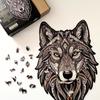 Wooden Puzzle Wandering Wolf XXL | Puzzle Gift For Adults 470