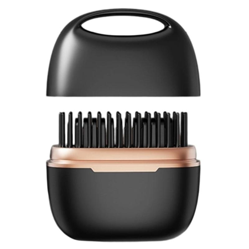 Safe Hair Styling Brush Mini Size ABS Materials Heat Protection Family Friendly Home Use Quiet Operation